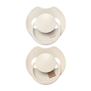 Cumlík LOVI Prime dynamický, silikónový 2ks/Coconut&Ivory